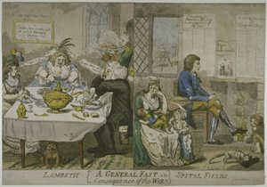 Un jeûne général en conséquence de la guerre!!..., vers 1794